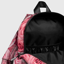 Детский рюкзак Чайная пыльная роза - нежно розовый цветок, цвет: 3D-принт — фото 2