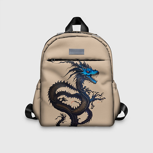 Детский рюкзак Irezumi - японский дракон / 3D-принт – фото 1