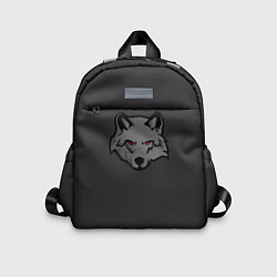 Детский рюкзак Злой серый волк с красными глазами