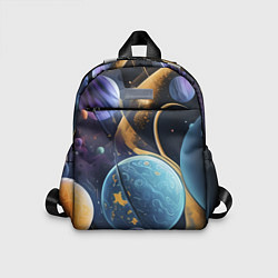 Детский рюкзак Планеты во вселенной, цвет: 3D-принт