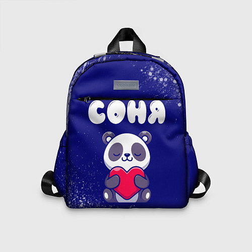 Детский рюкзак Соня панда с сердечком / 3D-принт – фото 1