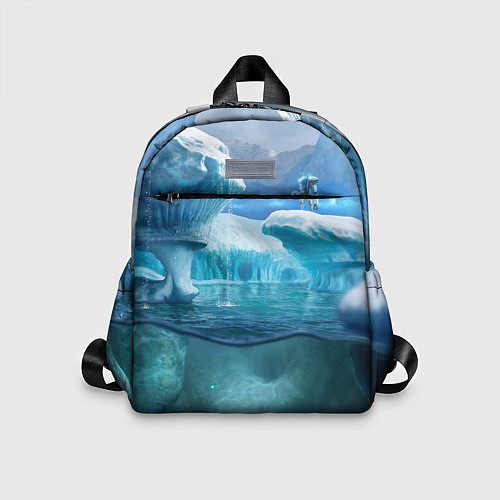 Детский рюкзак Subnautica - КРАБ на леднике / 3D-принт – фото 1