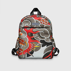 Детский рюкзак Иредзуми: дракон в дыму, цвет: 3D-принт