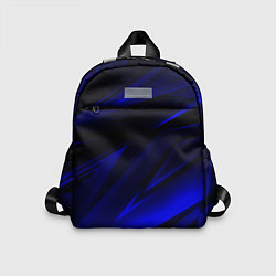 Детский рюкзак Geometry blue stripes, цвет: 3D-принт