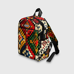 Детский рюкзак Русский узор крестиком, цвет: 3D-принт — фото 2