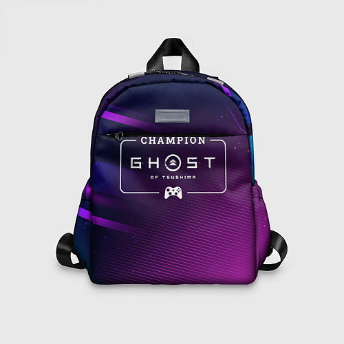 Детский рюкзак Ghost of Tsushima gaming champion: рамка с лого и / 3D-принт – фото 1