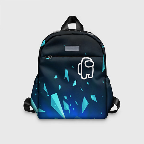 Детский рюкзак Among Us взрыв частиц / 3D-принт – фото 1