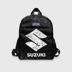 Детский рюкзак Suzuki с потертостями на темном фоне