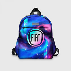 Детский рюкзак Fiat неоновый космос, цвет: 3D-принт