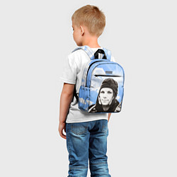 Детский рюкзак Летчик космонавт Юра Гагарин, цвет: 3D-принт — фото 2