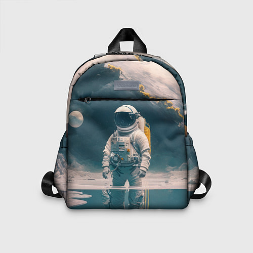 Детский рюкзак Космонавт в воде на другой планете / 3D-принт – фото 1