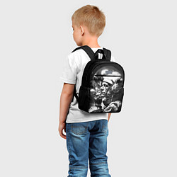 Детский рюкзак Космический мыслитель, цвет: 3D-принт — фото 2