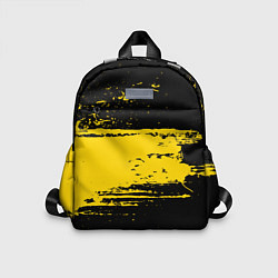 Детский рюкзак Желтое граффити, цвет: 3D-принт