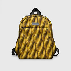 Детский рюкзак Сочная текстура из плетеного банана, цвет: 3D-принт