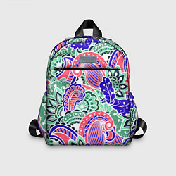 Детский рюкзак Модный растительный узор, цвет: 3D-принт