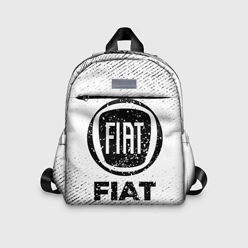 Детский рюкзак Fiat с потертостями на светлом фоне / 3D-принт – фото 1