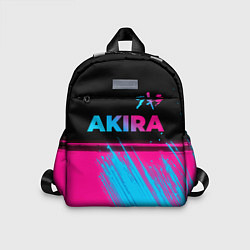 Детский рюкзак Akira - neon gradient: символ сверху, цвет: 3D-принт