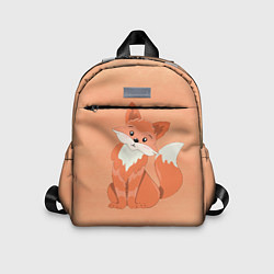 Детский рюкзак Милая лиса, цвет: 3D-принт