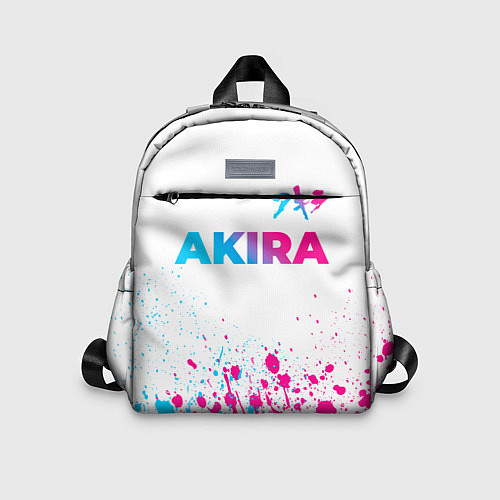 Детский рюкзак Akira neon gradient style: символ сверху / 3D-принт – фото 1