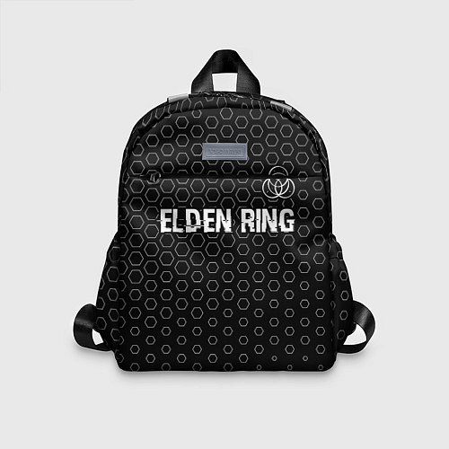 Детский рюкзак Elden Ring glitch на темном фоне: символ сверху / 3D-принт – фото 1