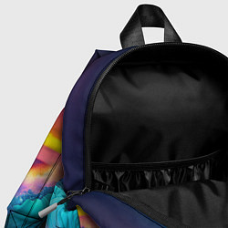 Детский рюкзак Волны на закате, цвет: 3D-принт — фото 2