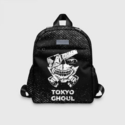 Детский рюкзак Tokyo Ghoul с потертостями на темном фоне