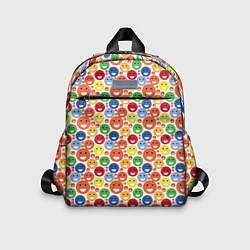 Детский рюкзак Смайлы-пузырьки, цвет: 3D-принт