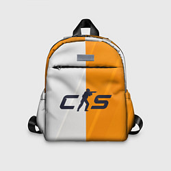 Детский рюкзак Counter Strike 2 White Orange Stripes