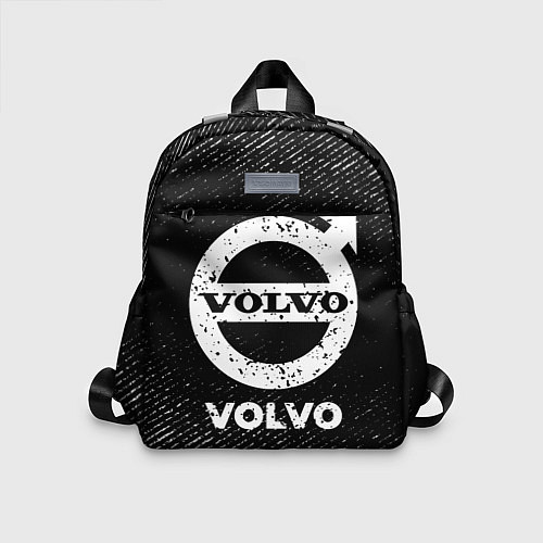 Детский рюкзак Volvo с потертостями на темном фоне / 3D-принт – фото 1
