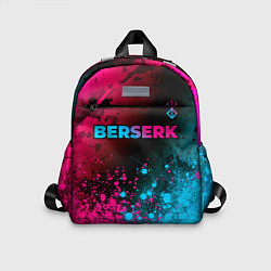 Детский рюкзак Berserk - neon gradient: символ сверху, цвет: 3D-принт