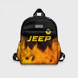 Детский рюкзак Jeep - gold gradient: символ сверху, цвет: 3D-принт