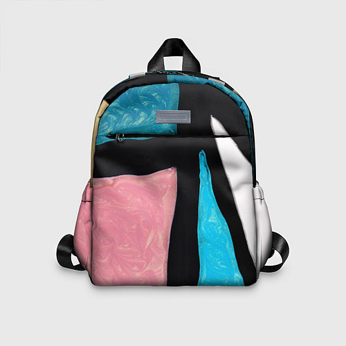 Детский рюкзак Переливы красок / 3D-принт – фото 1
