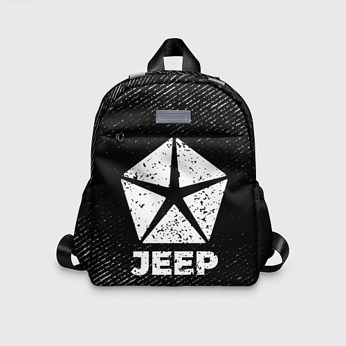 Детский рюкзак Jeep с потертостями на темном фоне / 3D-принт – фото 1