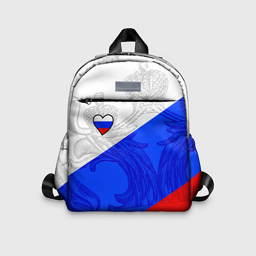 Детский рюкзак Сердечко - Россия / 3D-принт – фото 1