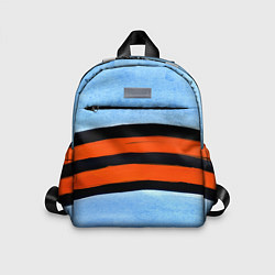 Детский рюкзак Георгиевская лента на голубом фоне