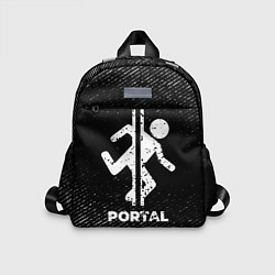 Детский рюкзак Portal с потертостями на темном фоне