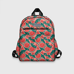 Детский рюкзак Летний паттерн с арбузами, цвет: 3D-принт