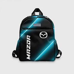 Детский рюкзак Mazda неоновые лампы, цвет: 3D-принт