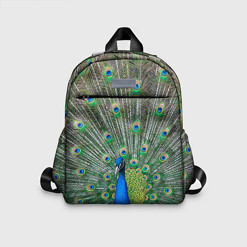 Детский рюкзак Величественный павлин / 3D-принт – фото 1