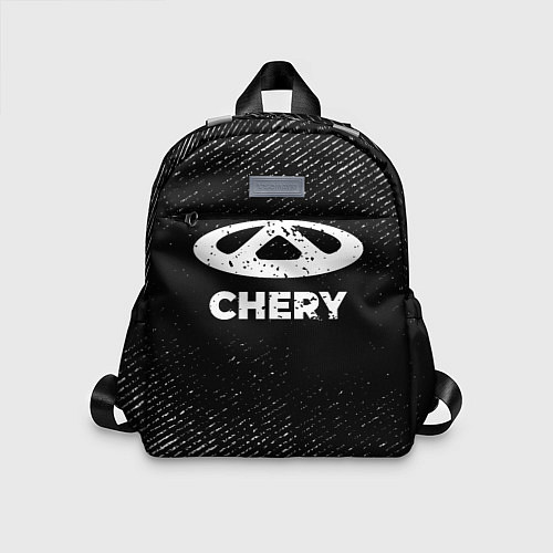 Детский рюкзак Chery с потертостями на темном фоне / 3D-принт – фото 1