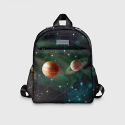 Детский рюкзак Планетная система, цвет: 3D-принт
