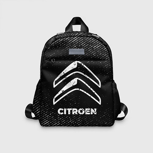 Детский рюкзак Citroen с потертостями на темном фоне / 3D-принт – фото 1