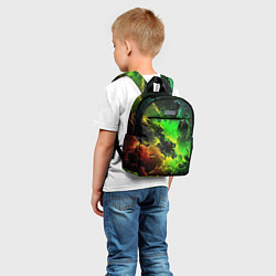 Детский рюкзак Зеленое небо, цвет: 3D-принт — фото 2