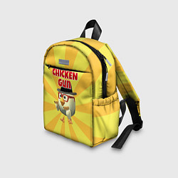 Детский рюкзак Chicken Gun с пистолетами, цвет: 3D-принт — фото 2
