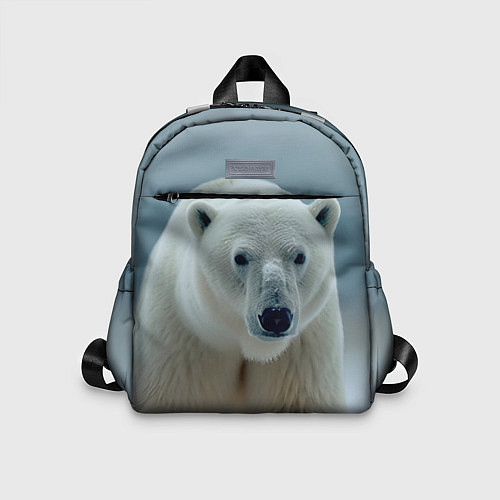 Детский рюкзак Белый медведь полярный / 3D-принт – фото 1