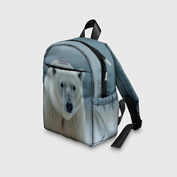 Детский рюкзак Белый медведь полярный, цвет: 3D-принт — фото 2