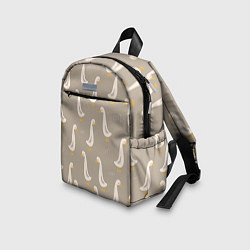 Детский рюкзак Утки на травке - бежевый, цвет: 3D-принт — фото 2