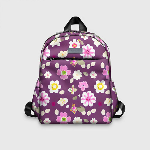 Детский рюкзак Цветы сакуры / 3D-принт – фото 1