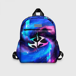 Детский рюкзак Hitman неоновый космос, цвет: 3D-принт