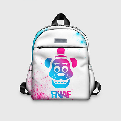 Детский рюкзак FNAF neon gradient style / 3D-принт – фото 1
